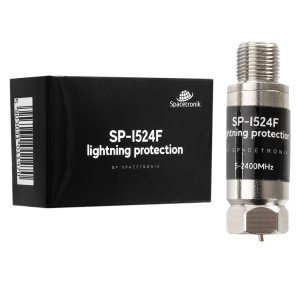 Zabezpieczenie przeciwprzepięciowe piorunochron anten TV Spacetronik SP-I524F