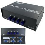 Switch obrazu VGA 4x1 rozdzielacz D-SUB 4 komputery 1 monitor przełącznik