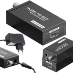 Konwerter obrazu z HDMI na SDI cyfrowy adapter do 100m 1.485 2.97Gb/s