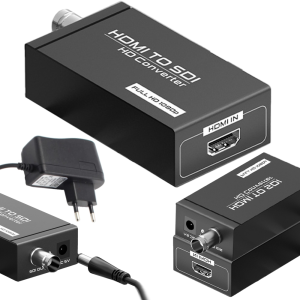 Konwerter obrazu z HDMI na SDI cyfrowy adapter do 100m 1.485 2.97Gb/s