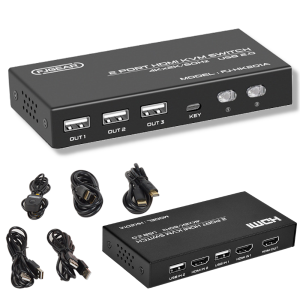 2 portowy Switch 4K 60Hz HDMI 2.0 KVM USB Przełącznik dwójnik obrazu audio