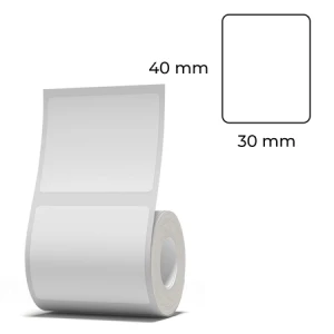 Etykiety seria B Niimbot 40x30 mm 230 szt. transp