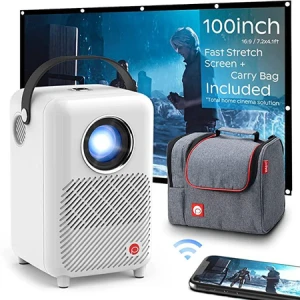 Mobilny Projektor M1 LED Full HD Torba Ekran BT PR
