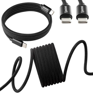 Kabel magnetyczny USB-C Spacetronik 1,8m czarny