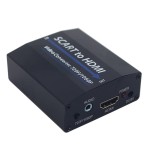 Konwerter obrazu i dźwięku z gniazda SCART na HDMI + jack 3,5mm