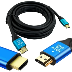 Kabel HDMI - HDMI 2.0 5M 4K do TV mocny przewód HQ 2K HD solidny 500cm