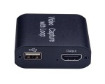 Grabber HDMI USB + wyjście HDMI przechwytywanie zbieranie obrazu Streaming