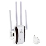Wzmacniacz sygnału WIFI Repeater LAN 300Mbps RJ45 4 anteny Range Extender