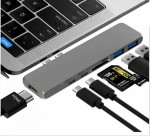 Stacja dokująca 2x USB-c 3.1 typ C - 2x USB 3.0 / 3.1 / microSD / SD / HDMI