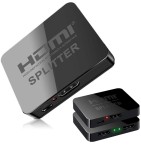 SPLITTER obrazu 1x2 UHD 2x HDMI 4Kx2K 3D AUDIO
