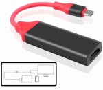 USB 3.1 typ C na HDMI RED PRZEJŚCIÓWKA ADAPTER 4Kx2K