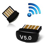 Mini Adapter Bluetooth 5.0 + EDR USB 2.0 Dongle 20m przejściówka Karta BT