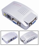 Konwerter VGA na S-VIDEO / AV / VGA Obrazu Adapter Splitter chinch RCA