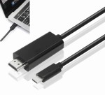 Kabel przewód USB typ-C 3.1 na HDMI 1,8m Adapter Przejściówka MHL usbc