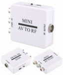 Konwerter obrazu i dźwięku AV 3x RCA do RF antenowy