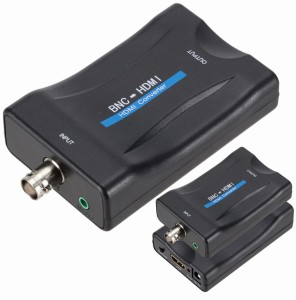 Konwerter z BNC + audio JACK 3,5mm na HDMI