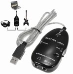 Interfejs gitarowy gitary na do USB pod PC JACK 6,3mm GUITAR 6,3 adapter