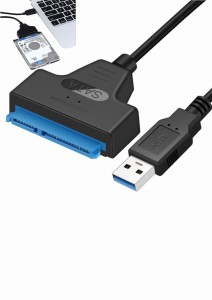 Konwerter USB 3.0 do SATA - Adapter dysku zewnętrznego 2,5" dysków HDD SSD